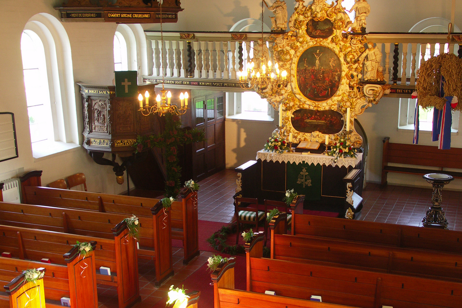 Kirche Wewelsfleth Banner